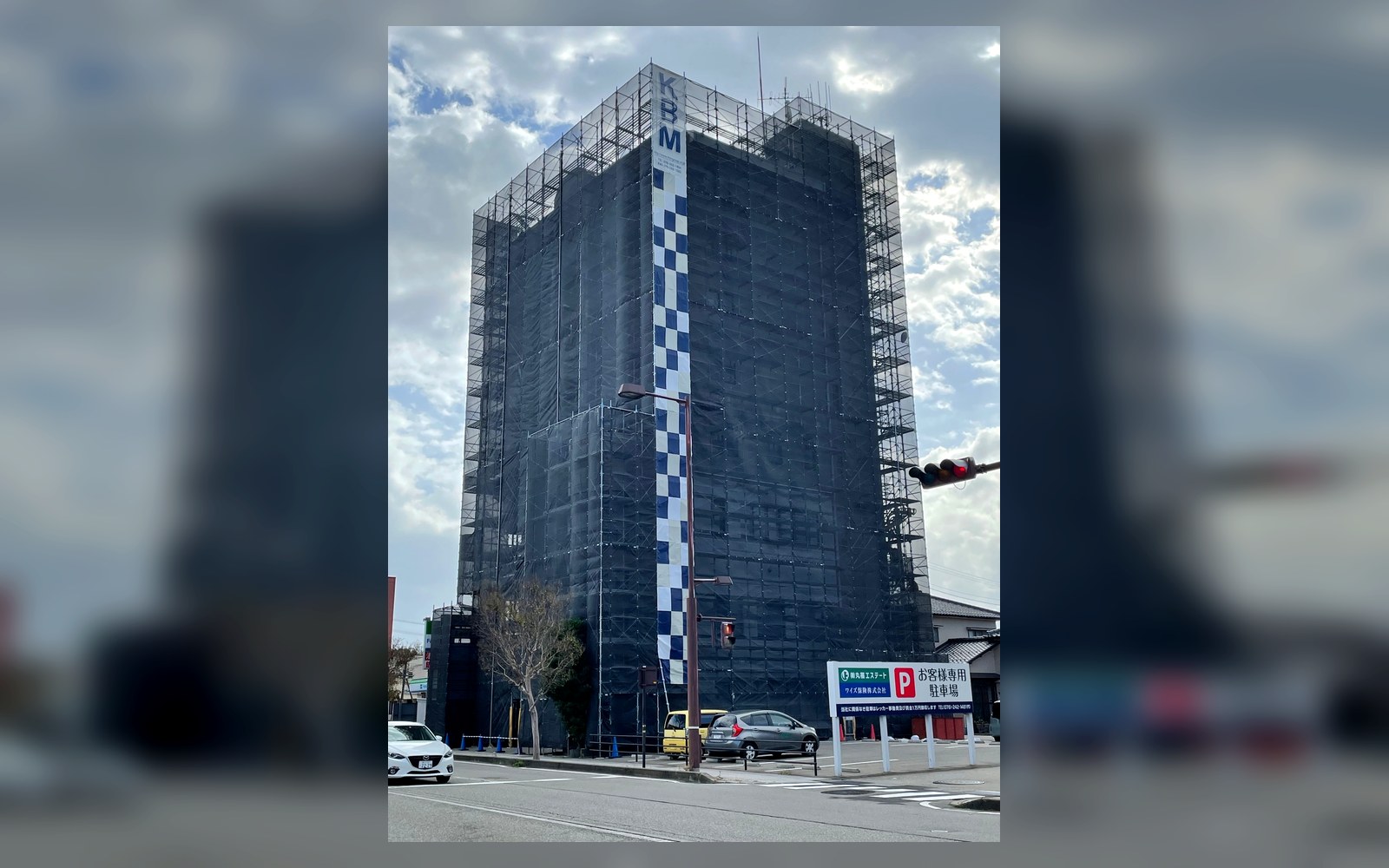 マンション大規模修繕工事の施工現場